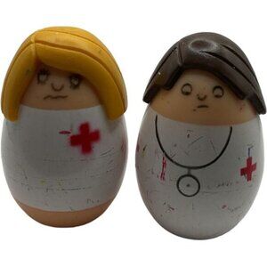 Tonka Toddler Peek A Boo Face Changing Medical Finger Puppet Egg Shape Weeble
